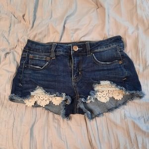 American Eagle Shortie Jean Shorts